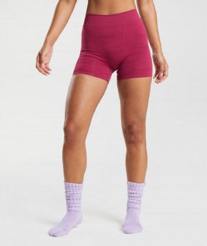 Boxer Gymshark Seamless Jacquard γυναικεια ροζ | GR_BH5975