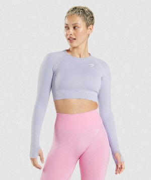 Corp Tops Gymshark Vital Seamless 2.0 γυναικεια μπλε | GR_KO1604