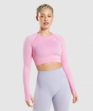 Corp Tops Gymshark Vital Seamless 2.0 γυναικεια ροζ | GR_AS6518