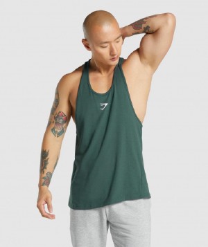 Stringers Gymshark Critical 2.0 ανδρικα σκούρο πρασινο | GR_NN9040