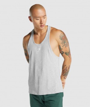 Stringers Gymshark Critical 2.0 ανδρικα ανοιχτο γκρι | GR_Q9924
