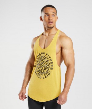 Stringers Gymshark Gs X David Laid ανδρικα κίτρινα | GR_EG2637