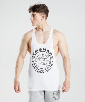 Stringers Gymshark Legacy ανδρικα ασπρα | GR_QZ8472