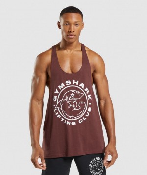 Stringers Gymshark Legacy ανδρικα ροζ καφε | GR_XC2571