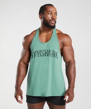 Stringers Gymshark Power ανδρικα πρασινο | GR_R2881