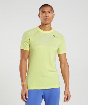 T Shirts Gymshark Apex Seamless ανδρικα πρασινο ασπρα | GR_V9761