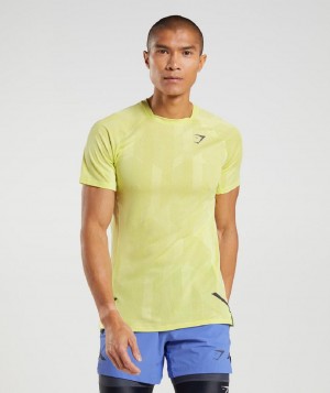 T Shirts Gymshark Apex ανδρικα πρασινο ασπρα | GR_AZ4476