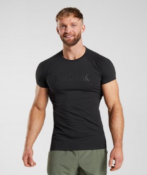 T Shirts Gymshark Apollo ανδρικα μαυρα | GR_BH1226
