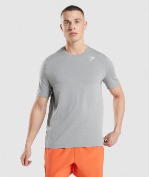 T Shirts Gymshark Arrival Seamless ανδρικα γκρι | GR_XC8934