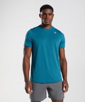 T Shirts Gymshark Arrival ανδρικα μπλε | GR_K7117
