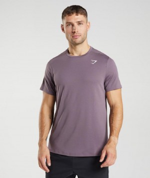 T Shirts Gymshark Arrival ανδρικα μωβ | GR_K7510