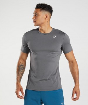 T Shirts Gymshark Arrival ανδρικα γκρι | GR_O1215