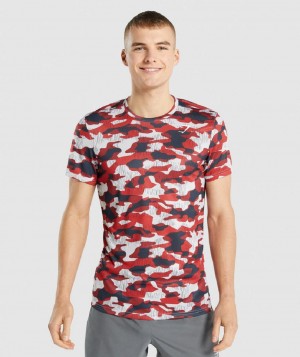 T Shirts Gymshark Arrival ανδρικα κοκκινα | GR_TA7316