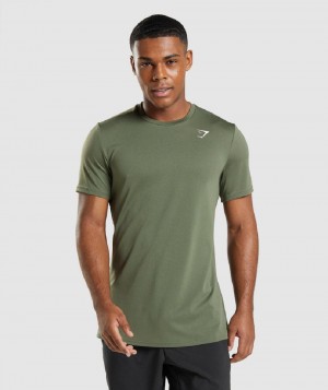 T Shirts Gymshark Arrival ανδρικα Ελιά | GR_YJ6363