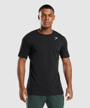 T Shirts Gymshark Critical ανδρικα μαυρα | GR_TG6726