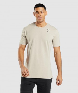 T Shirts Gymshark Essential ανδρικα γκρι | GR_QX9719