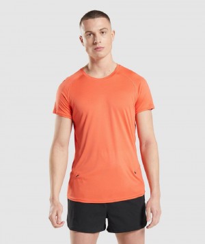 T Shirts Gymshark Speed Evolve ανδρικα πορτοκαλι | GR_AZ5086