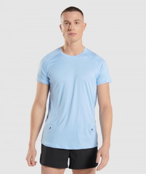 T Shirts Gymshark Speed Evolve ανδρικα μπλε | GR_YQ5085