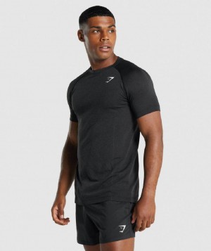 T Shirts Gymshark Vital Light Seamless ανδρικα μαυρα | GR_CR8839