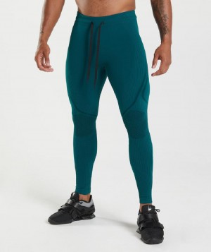 Κολαν Gymshark 315 Seamless ανδρικα τυρκουάζ μαυρα | GR_QZ7206