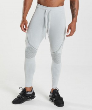 Κολαν Gymshark 315 Seamless ανδρικα ανοιχτο γκρι γκρι | GR_SU7153