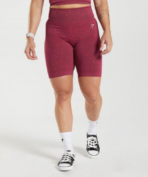 Σορτσ Gymshark Adapt Animal Seamless Cycling γυναικεια ροζ καφε | GR_ED6585