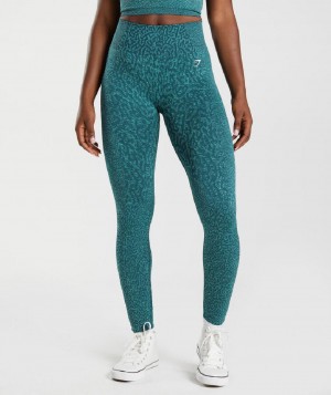 Κολαν Gymshark Adapt Animal Seamless γυναικεια τυρκουάζ | GR_BH6480