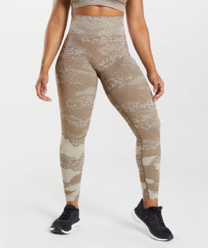 Κολαν Gymshark Adapt Camo Seamless γυναικεια γκρι καφε | GR_NN4432