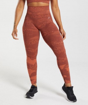 Κολαν Gymshark Adapt Camo Seamless γυναικεια κοκκινα ροζ καφε | GR_MI7291