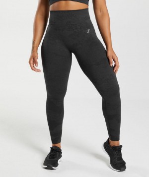 Κολαν Gymshark Adapt Camo Seamless γυναικεια μαυρα μαυρα γκρι | GR_TG3894