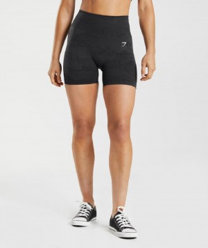 Σορτσ Gymshark Adapt Camo Seamless γυναικεια πορτοκαλι μαυρα μαυρα γκρι | GR_IM5214