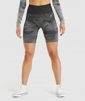 Σορτσ Gymshark Adapt Ombre Seamless γυναικεια μαυρα | GR_KO5209