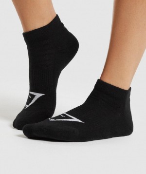 Καλτσεσ Gymshark Ankle 3pk ανδρικα μαυρα | GR_QZ1639