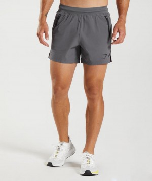 Σορτσ Gymshark Apex 5" Perform ανδρικα γκρι | GR_CR3468