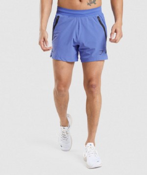 Σορτσ Gymshark Apex 5" Perform ανδρικα μπλε | GR_EG2868