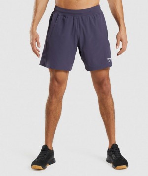 Σορτσ Gymshark Apex 8" Function ανδρικα μωβ | GR_TG2702