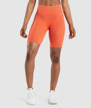 Σορτσ Gymshark Apex Seamless High Rise Short γυναικεια πορτοκαλι βερίκοκο πορτοκαλι | GR_O4705