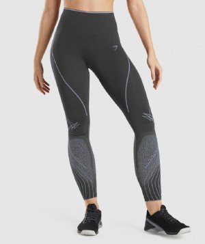 Κολαν Gymshark Apex Seamless High Rise γυναικεια μαυρα γκρι λεβάντα μπλε | GR_TC8587