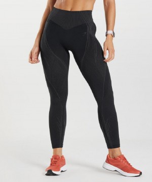 Κολαν Gymshark Apex Seamless γυναικεια μαυρα μαυρα γκρι | GR_MI9831