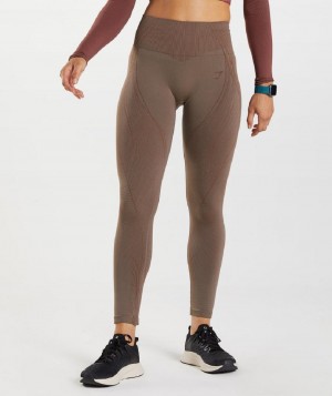 Κολαν Gymshark Apex Seamless γυναικεια καφε ροζ καφε | GR_TH8075