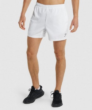 Σορτσ Gymshark Arrival 5" ανδρικα ασπρα | GR_AZ3503