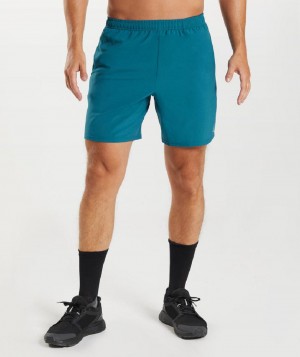Σορτσ Gymshark Arrival 7" ανδρικα μπλε | GR_QX5160