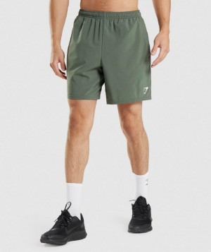Σορτσ Gymshark Arrival 7" ανδρικα πρασινο | GR_TA1456