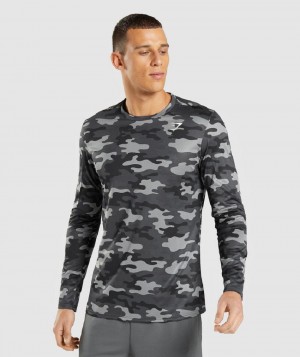 Μακρυμανικο Gymshark Arrival ανδρικα γκρι | GR_NN1426