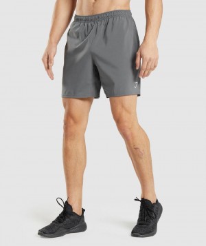 Σορτσ Gymshark Arrival ανδρικα γκρι | GR_QX2318