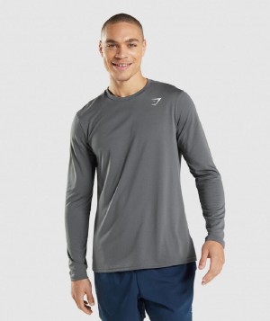 Μακρυμανικο Gymshark Arrival ανδρικα γκρι | GR_V2112