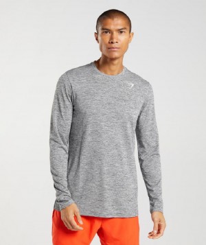 Μακρυμανικο Gymshark Arrival ανδρικα γκρι ανοιχτο γκρι | GR_BO2384