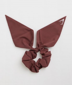 Εξοπλισμός Gymshark Bow Scrunchie γυναικεια ροζ καφε | GR_TG6461
