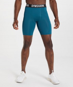 Σορτσ Gymshark Element Baselayer ανδρικα μπλε | GR_EE6267