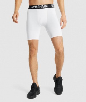 Σορτσ Gymshark Element Baselayer ανδρικα ασπρα | GR_N3716